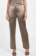 GUESS Megan Satin Cargo Pants
