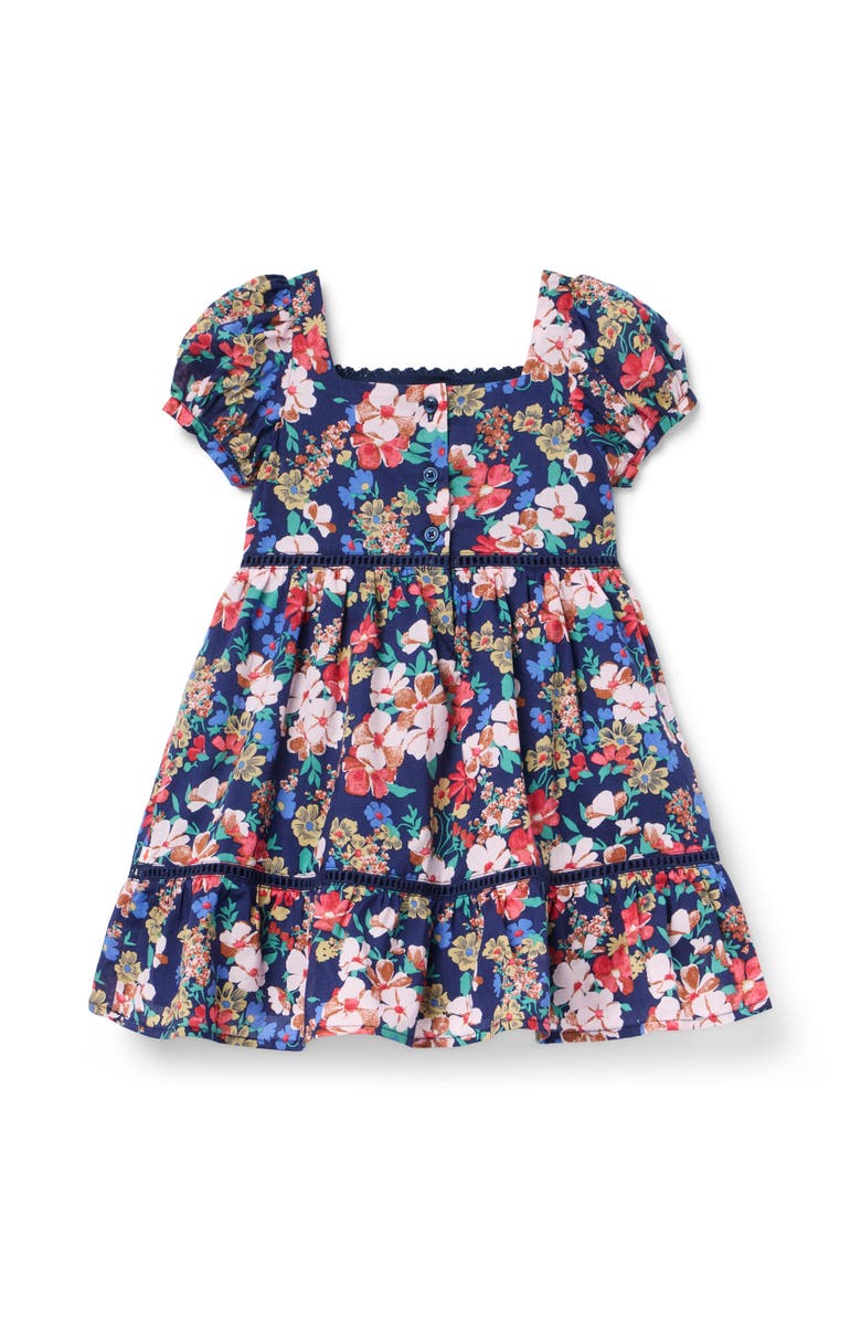 Janie and Jack The Heirloom Bloom Dress, Alternate, color, Blue
