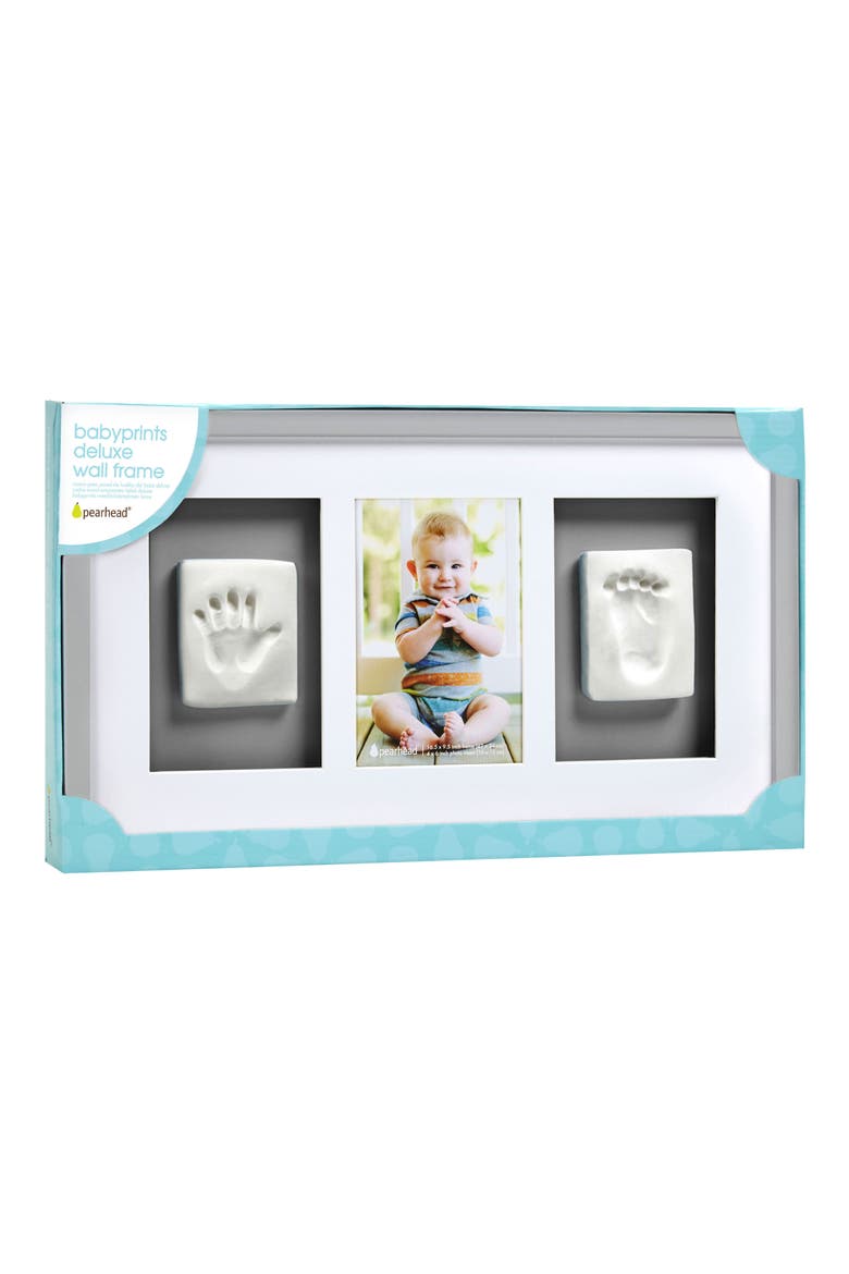 Babyprints Deluxe Wall Frame Kit, Alternate, color, GREY