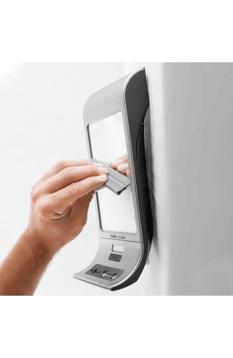 Zadro Fogless Lighted Shower Mirror with Suction Cup Mounting & Squeegee, Alternate, color, Silver