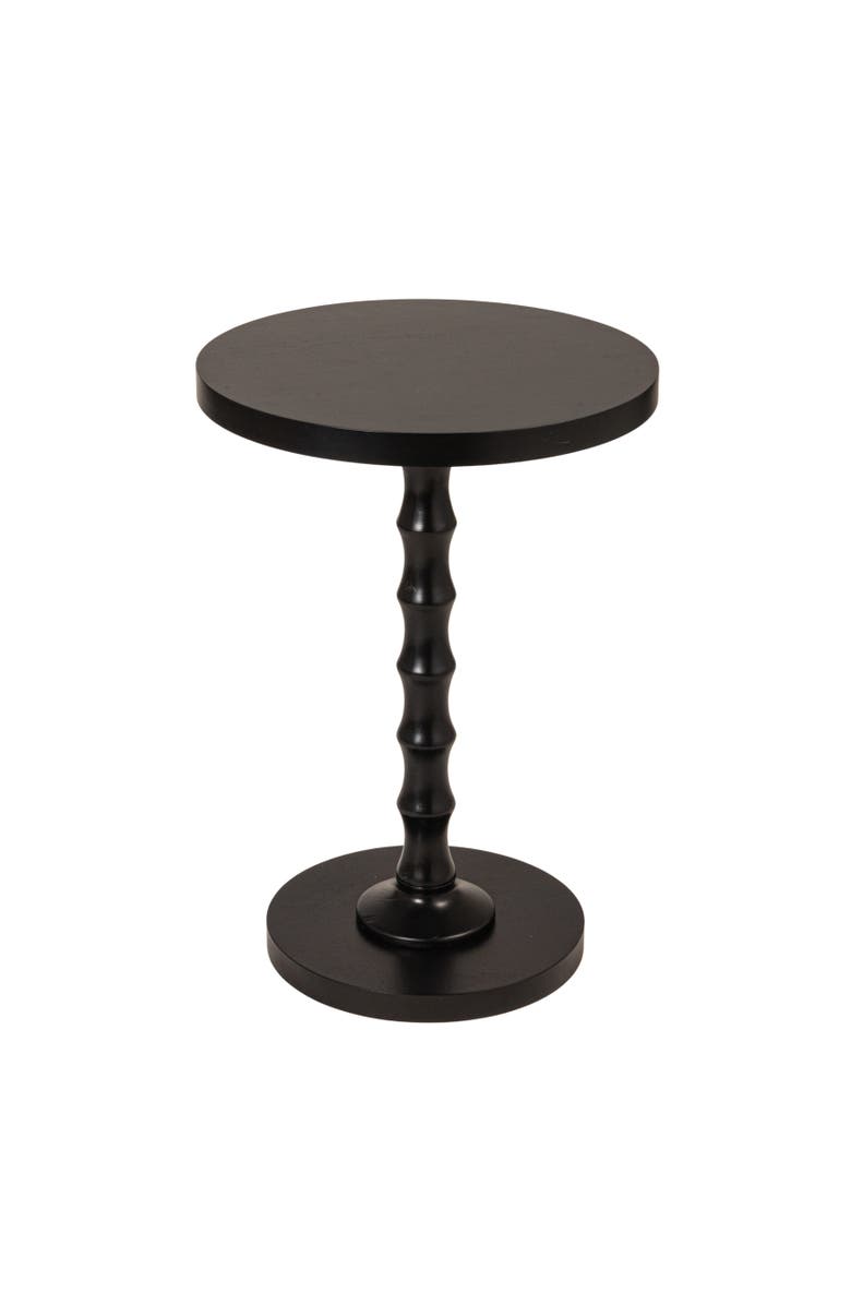 Storied Home Black Spindle Side Table, Main, color, Black