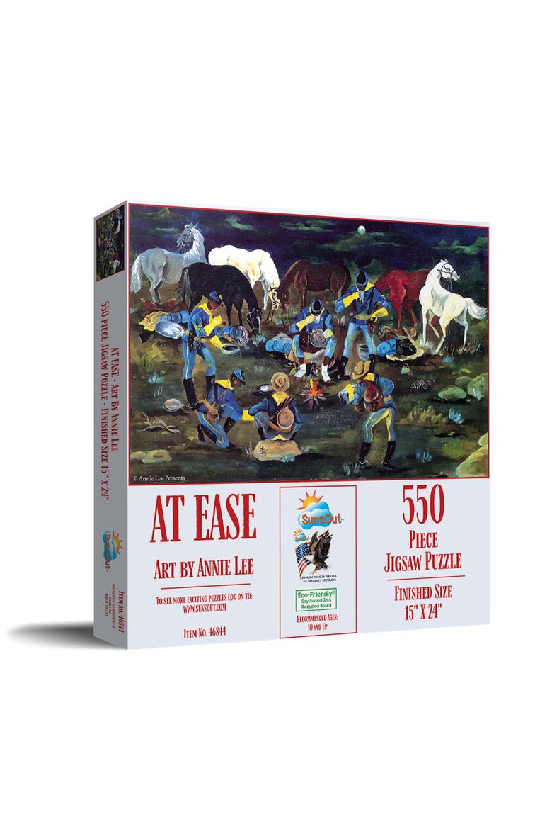 At Ease Buffalo Soldiers 550 piece Jigsaw Puzzle for Adults, Main, color, Multicolor