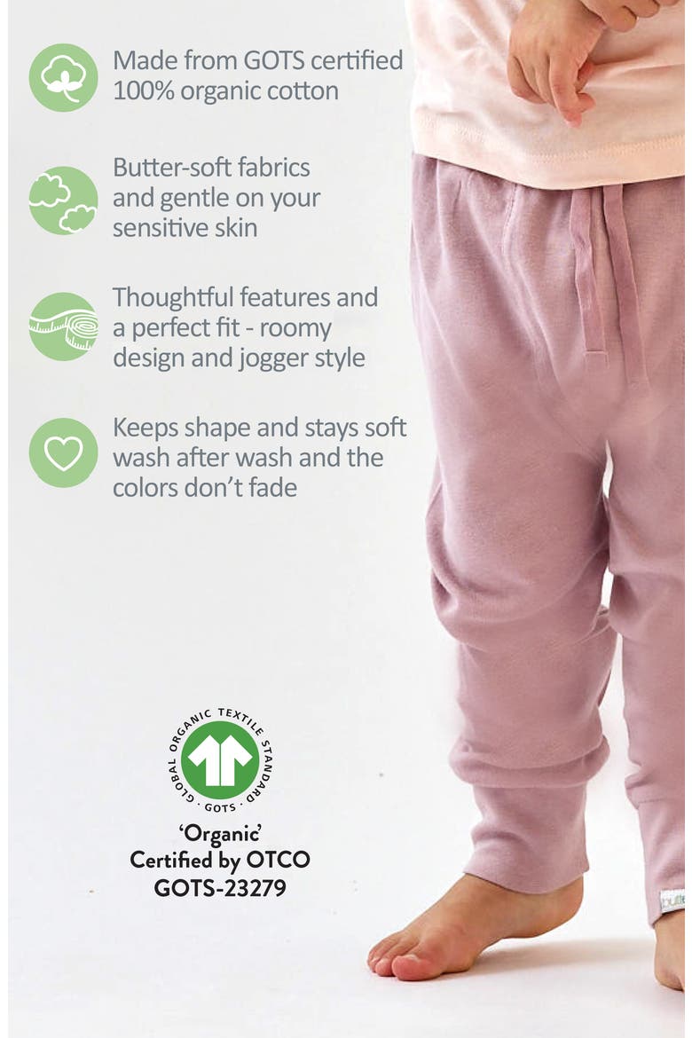 Jordan Assorted 4-Pack Organic Cotton Joggers, Alternate, color, TERRA