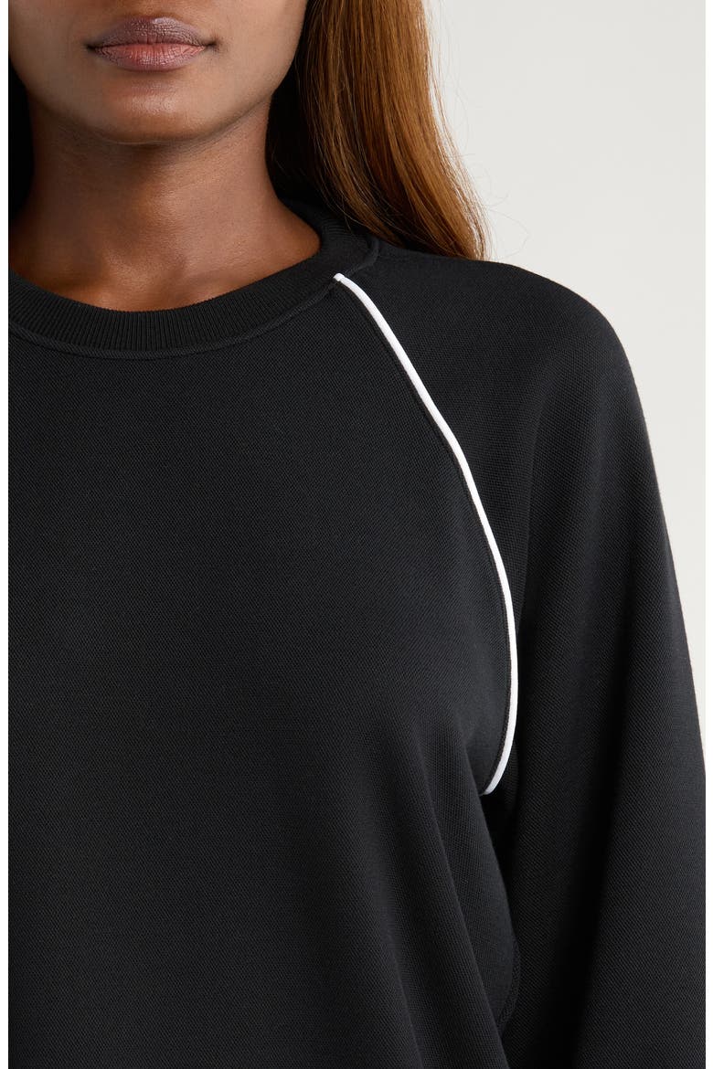 Airpique Sweatshirt, Alternate, color, VERY BLACK