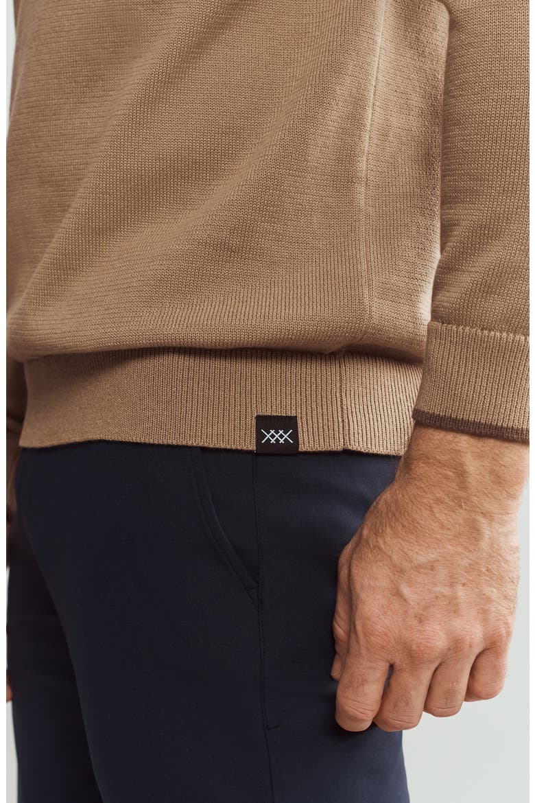 Commuter Quarter Zip Sweater, Alternate, color, SAVANNAH TAN HEATHER