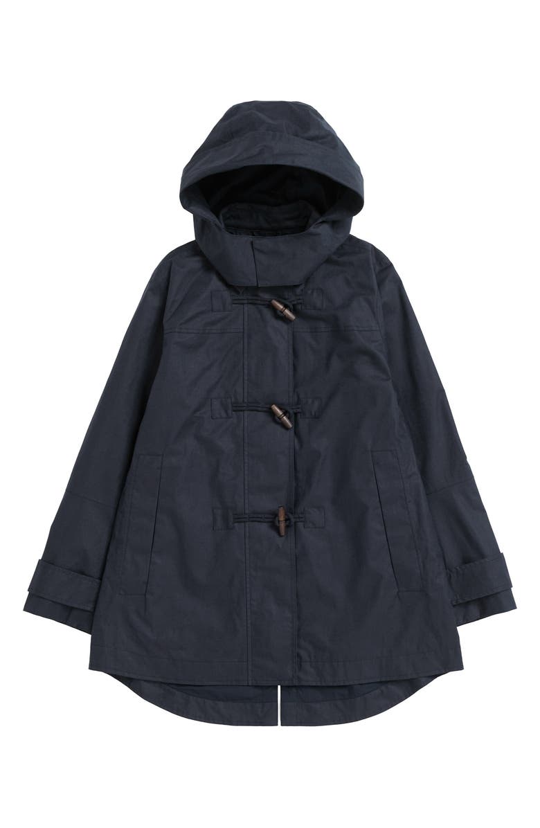 Seasalt Cornwall Sea Drift Waterproof Linen & Cotton Rain Coat, Alternate, color, Inkwell