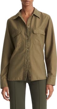 Vince Utility Long Sleeve Button-Up Shirt