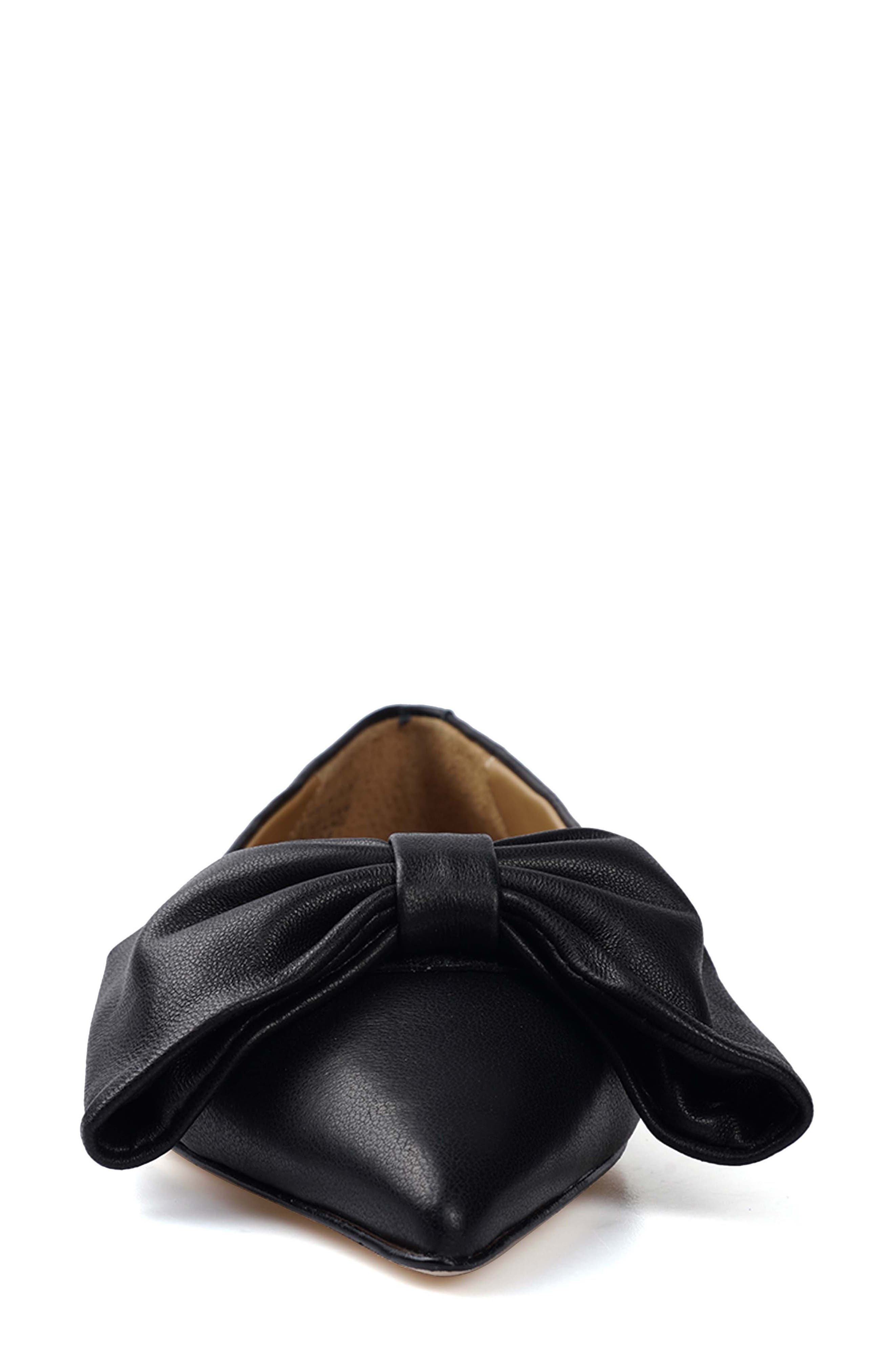 ZIGI Manelik Pointed Toe Flat, Alternate, color, Black