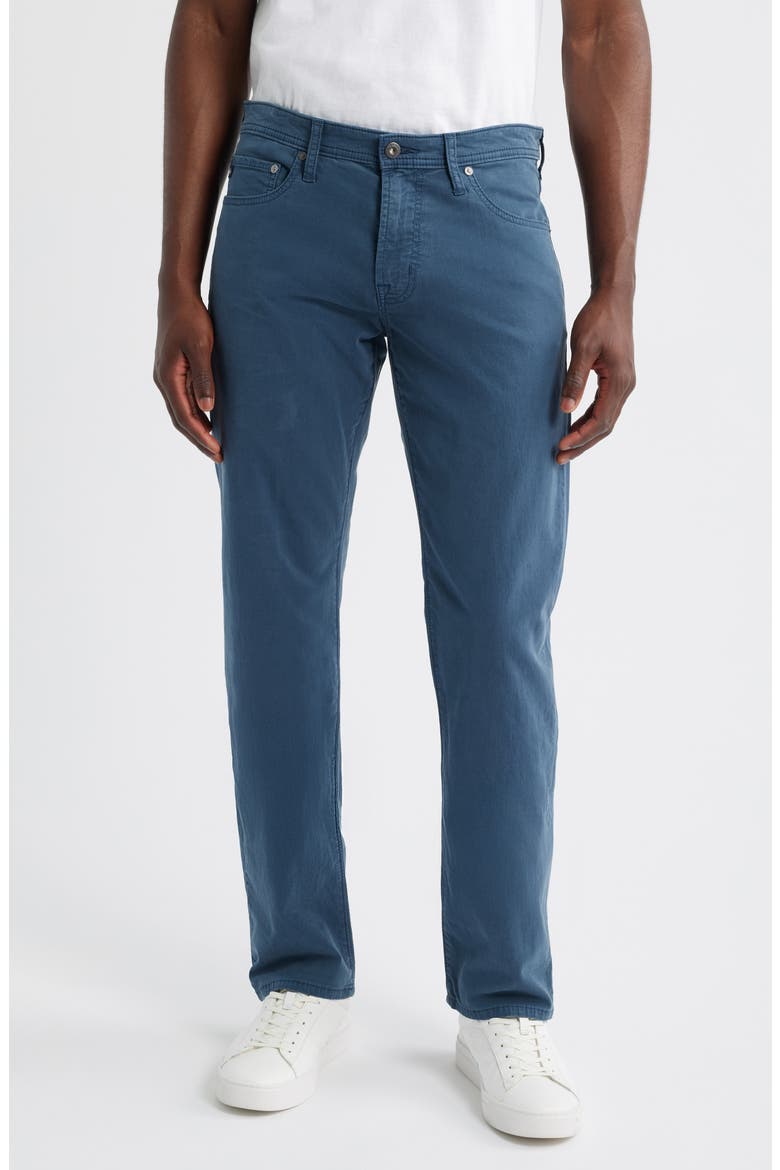 Protégé Italian Light Bedford Straight Leg Pants, Main, color, SULFUR PIER BLUE