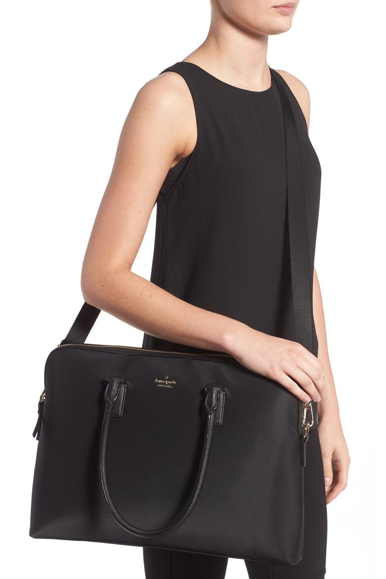 daveney 15 inch laptop bag, Alternate, color, BLACK