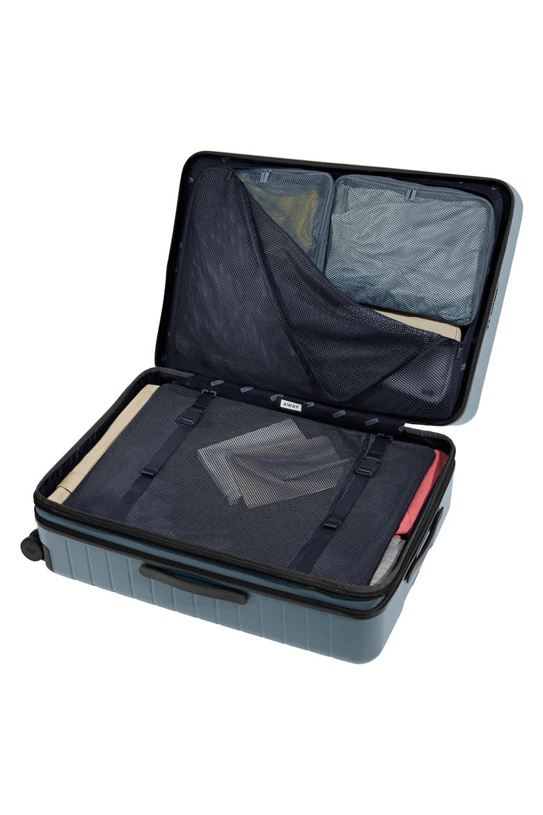 The Large Flex Suitcase, Alternate, color, COAST BLUE