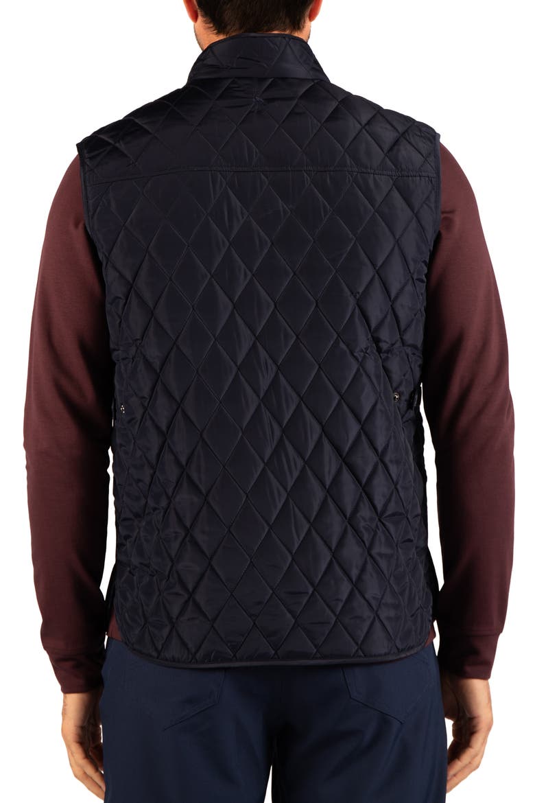 Quilted Nylon Vest, Alternate, color, NAVY