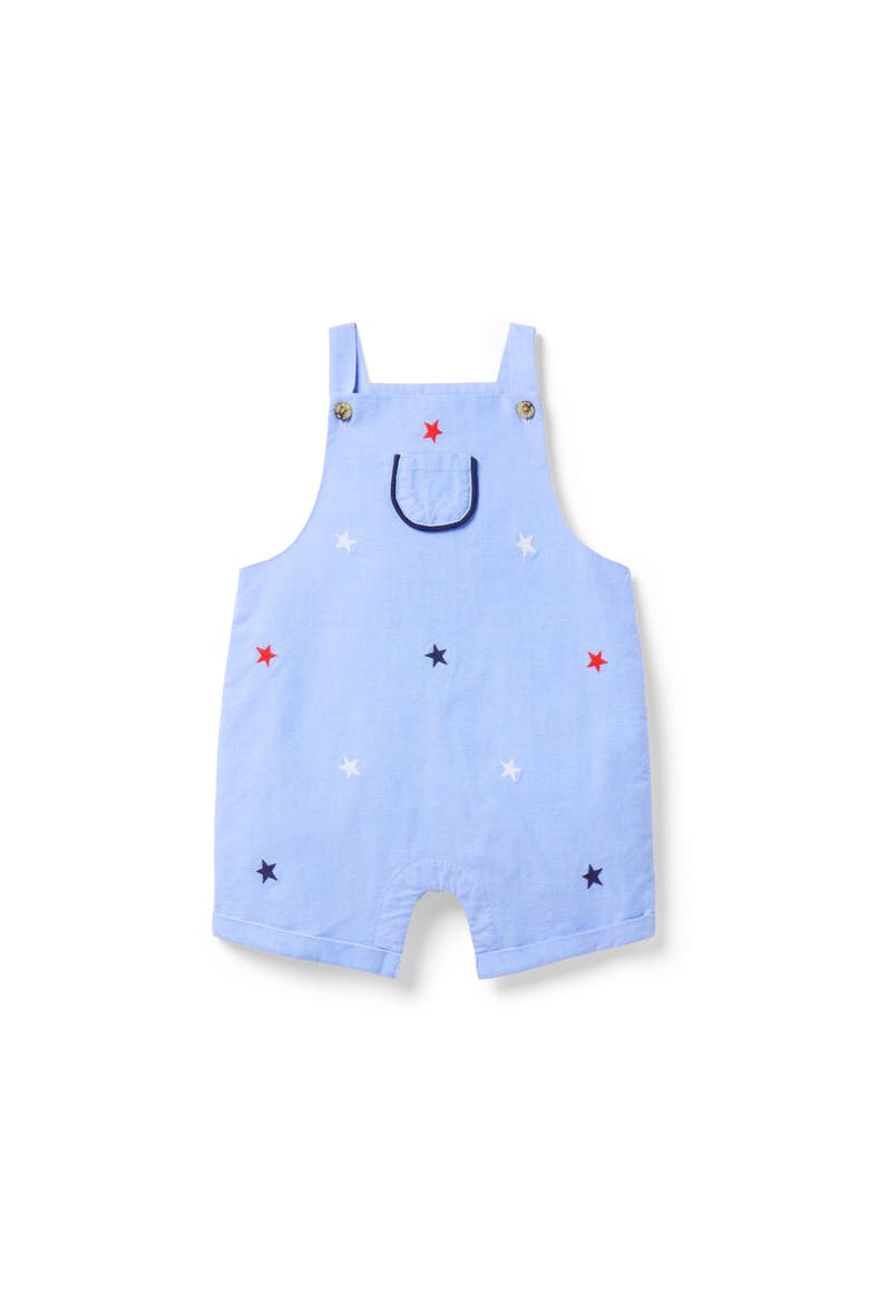 Boys Flag Embroidered Overall, Main, color, Blue
