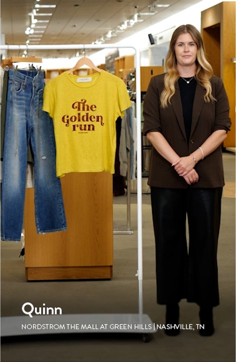 The Golden Run Linen T-Shirt, sales video thumbnail