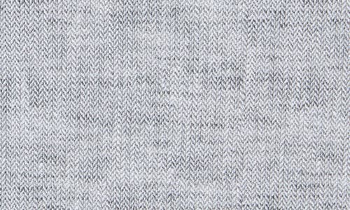 Zanella Jagged Heathered Herringbone Print Knit Nylon Blend Dress Shirt In Grey
