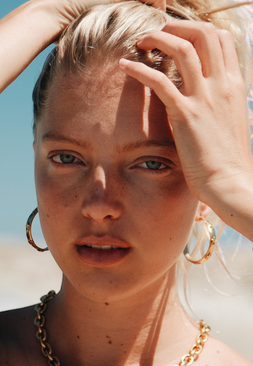 Sccollection Levi Hoops In Gold