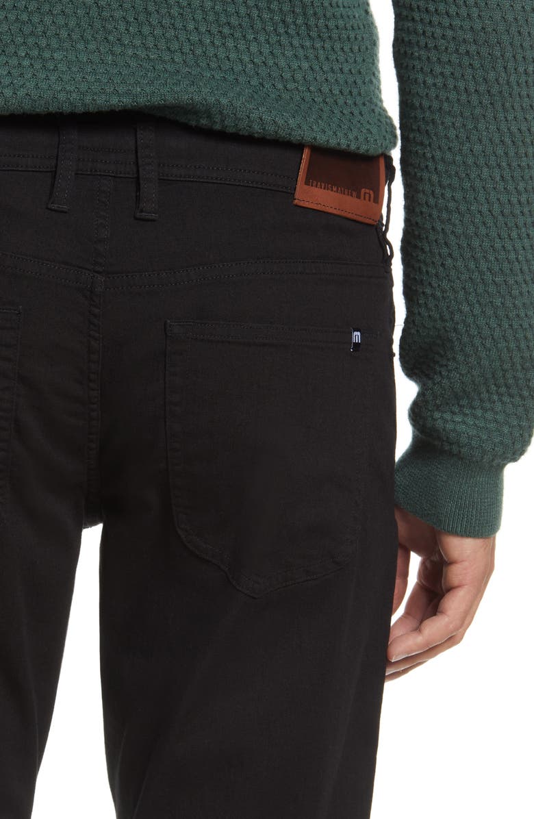 TravisMathew Legacy Straight Leg Jeans, Alternate, color, Black