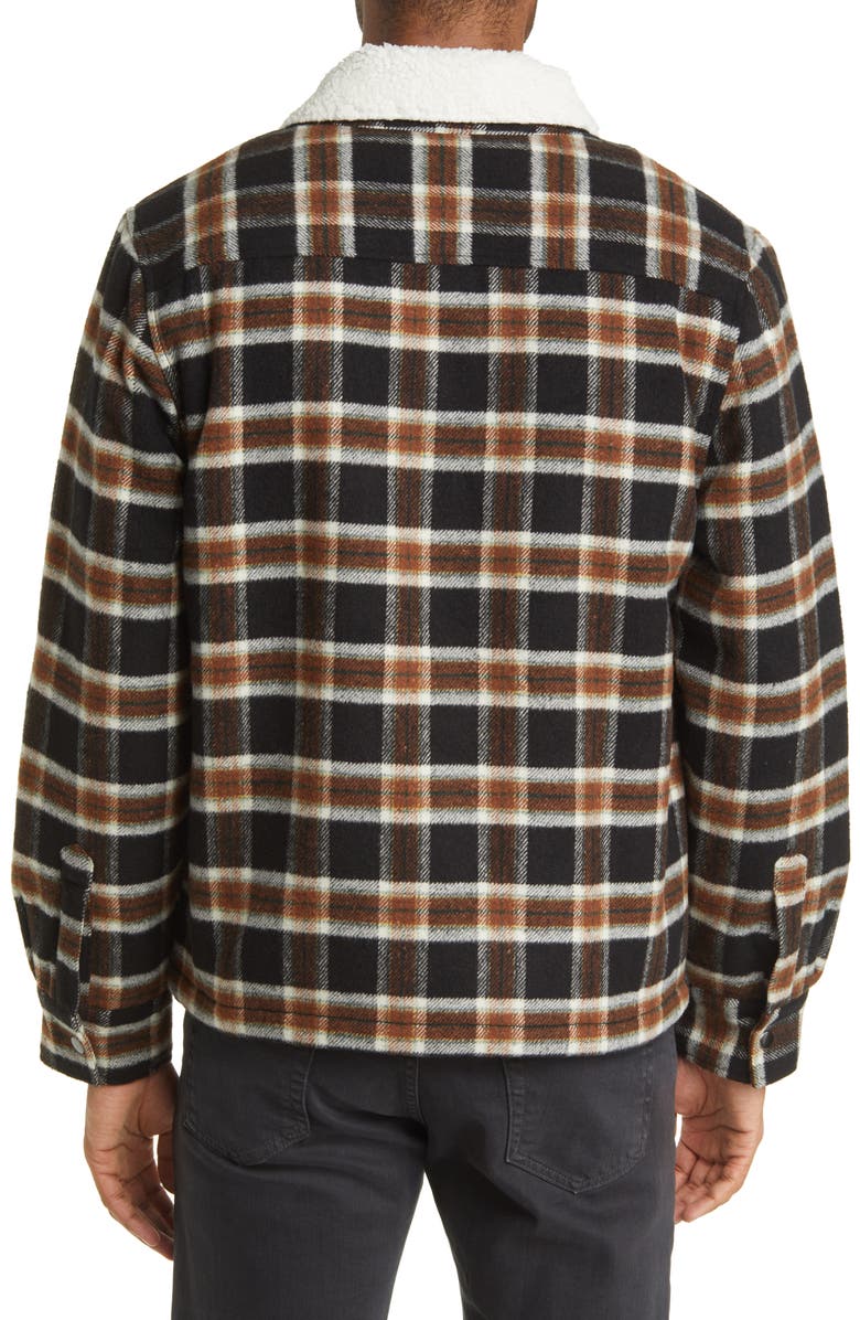 Treasure 
Bond Faux Shearling Lined Chore Coat, Alternate, color, 