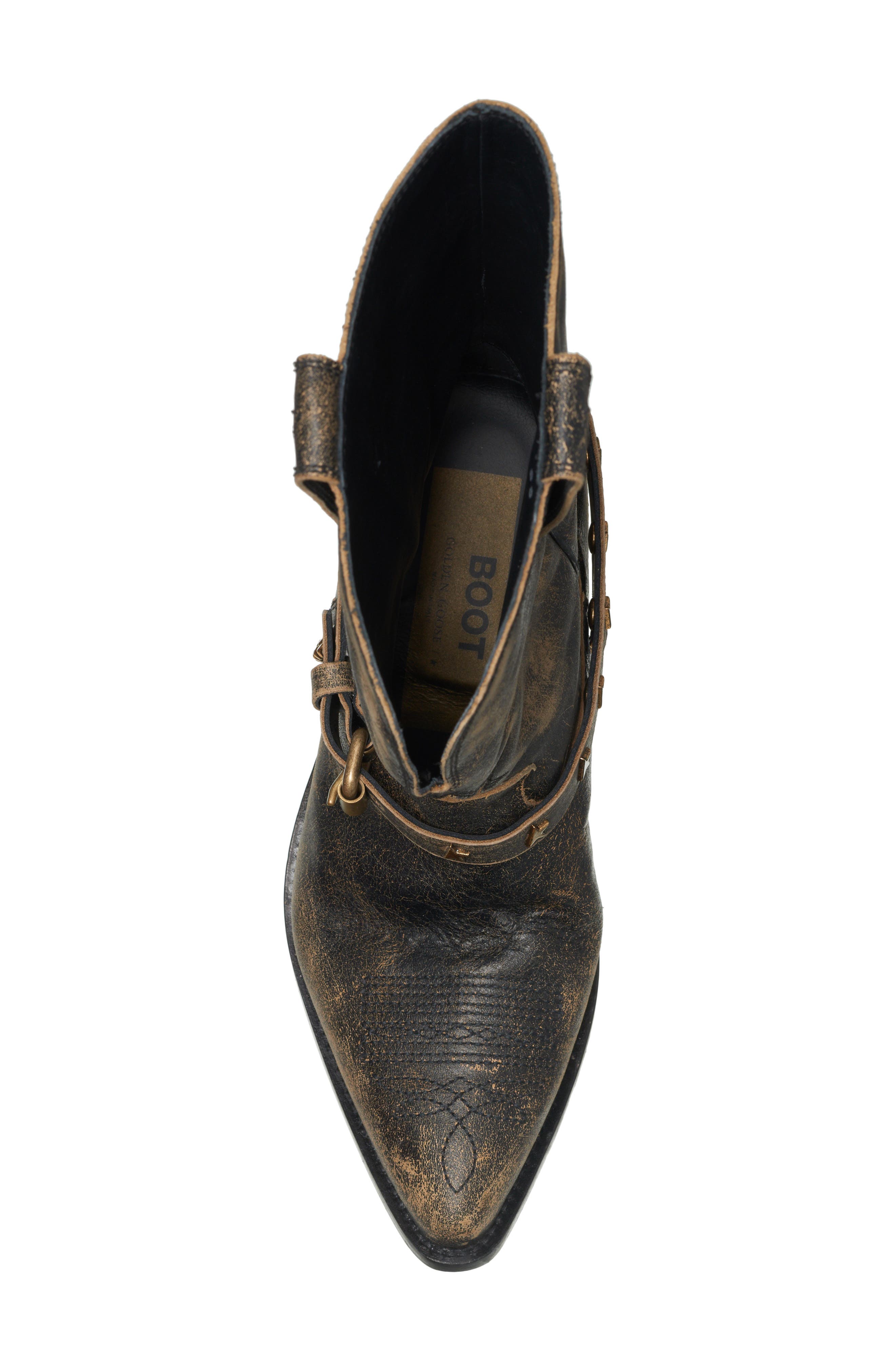 Golden Goose Wish Star Harness Short Western Boot, Alternate, color, 