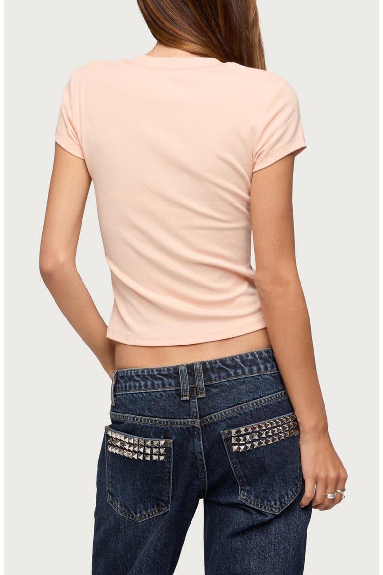 Terrezina Crop T-Shirt, Alternate, color, ORANGE