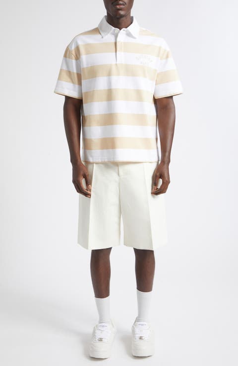 Embroidered Logo Cotton Jersey Polo