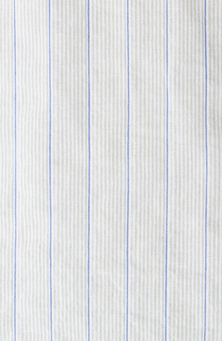 Imperfects Tradesman Stripe Cotton Chambray Button-Up Shirt, Alternate, color, Mineral Stripe