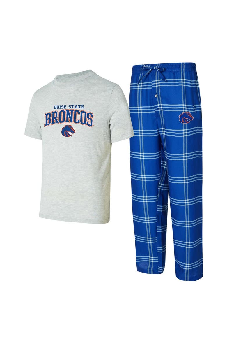 Men's Concepts Sport Boise State Broncos T-Shirt & Pants Sleep Set, Main, color, Royal