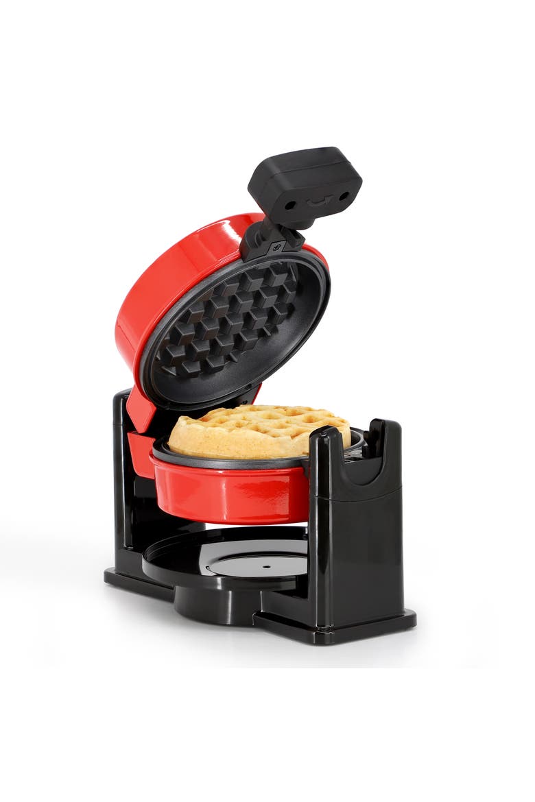 Electric Flip 5 Inch Belgian Waffle Make, Main, color, Red