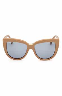 Max Mara Spark 55mm Polarized Cat Eye Sunglasses