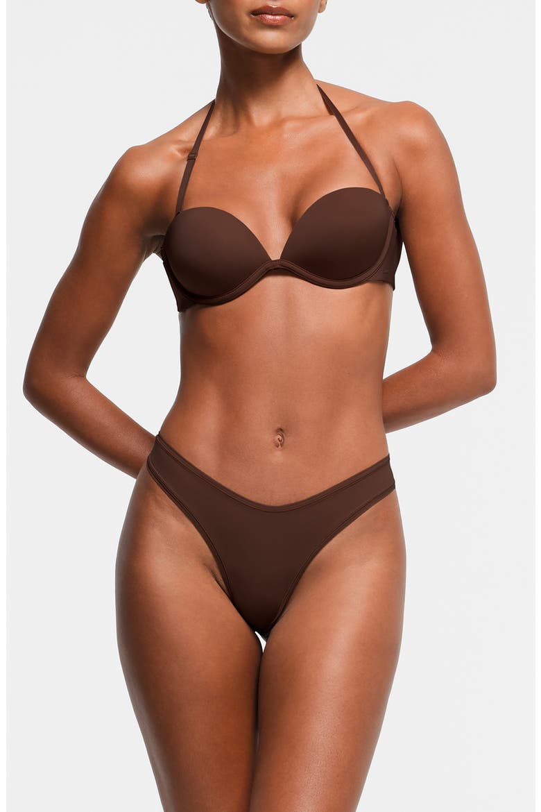 Underwire Multi-Way Bra, Alternate, color, COCOA
