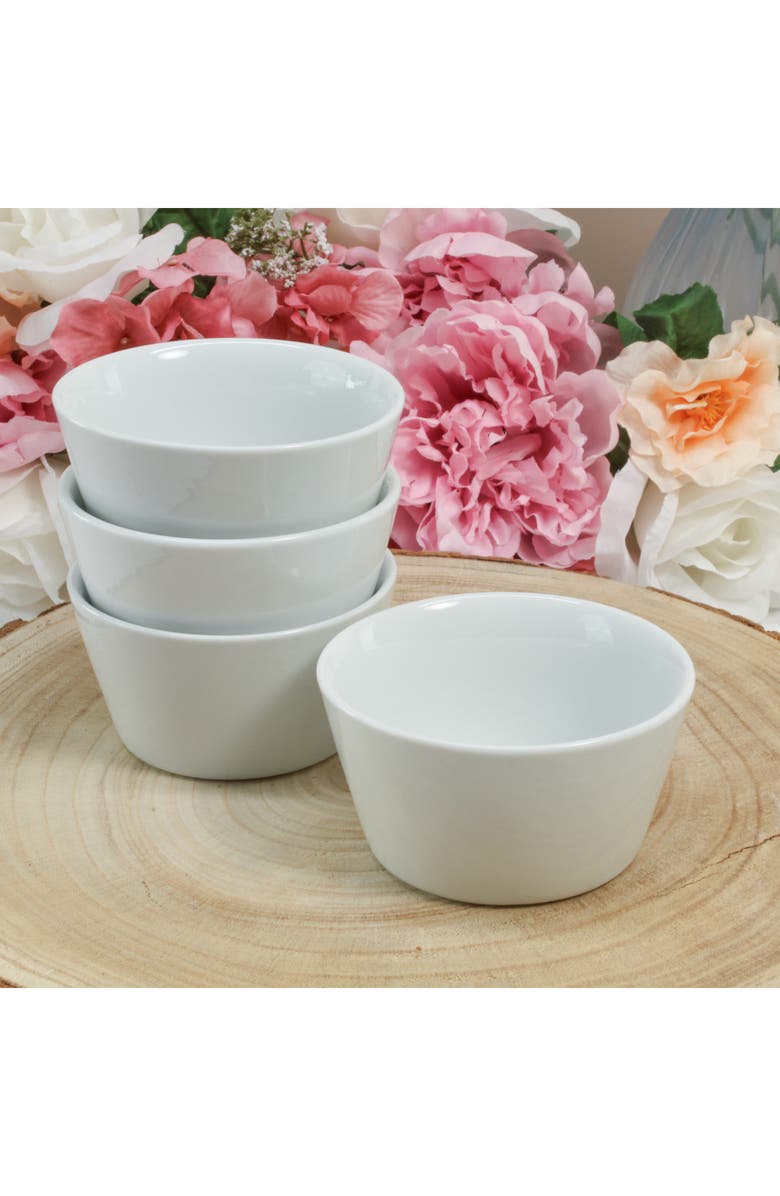 BIA Cordon Bleu Oslo Set of 4 Ramekins, Alternate, color, White