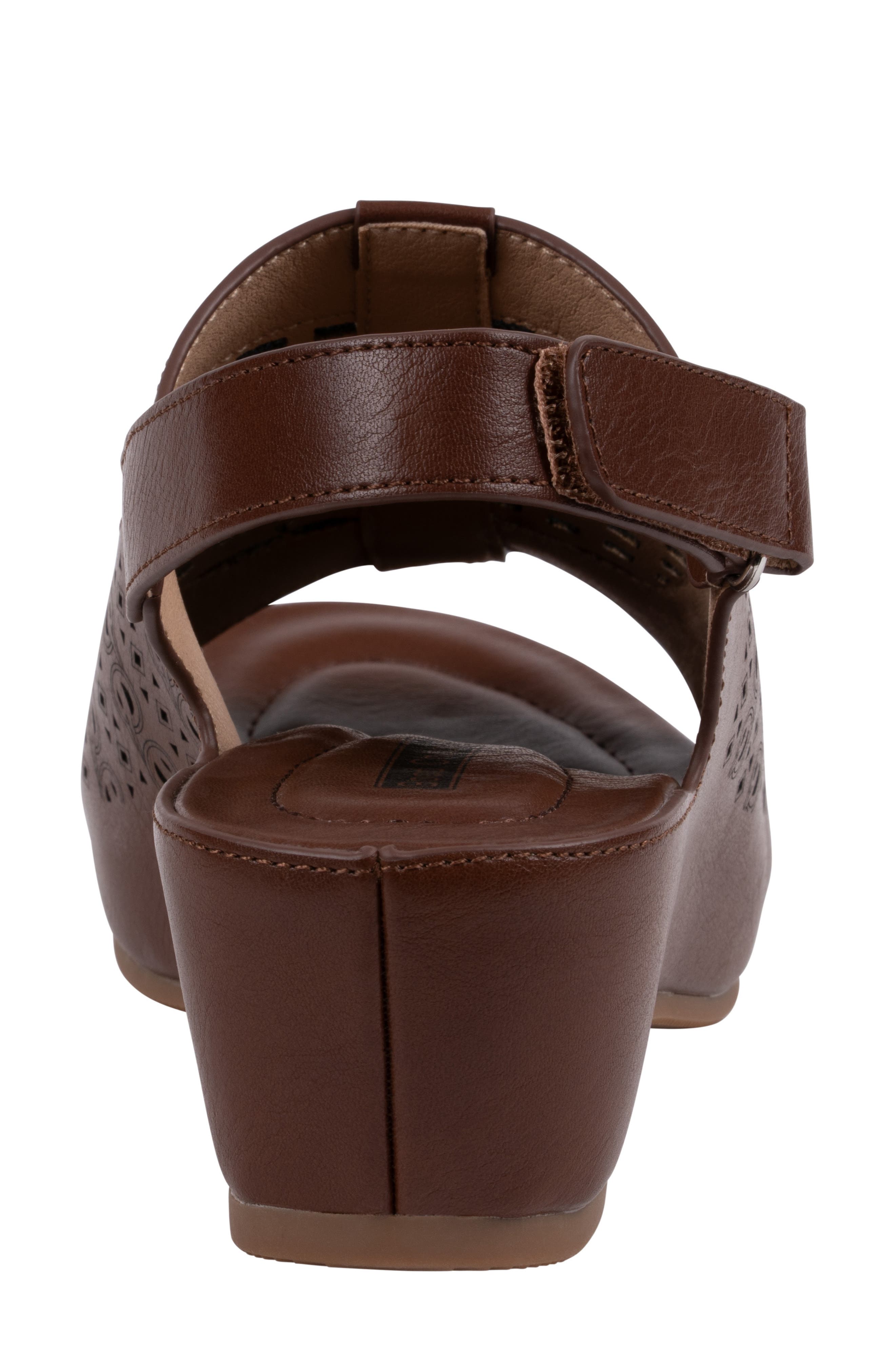 Mahina Wedge Sandal, Alternate, color, BROWN