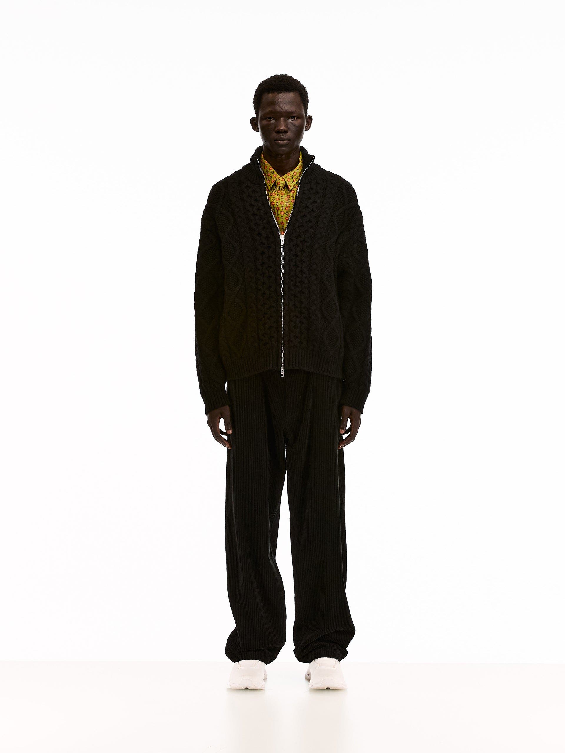Cable Knit Zip Up - image 2
