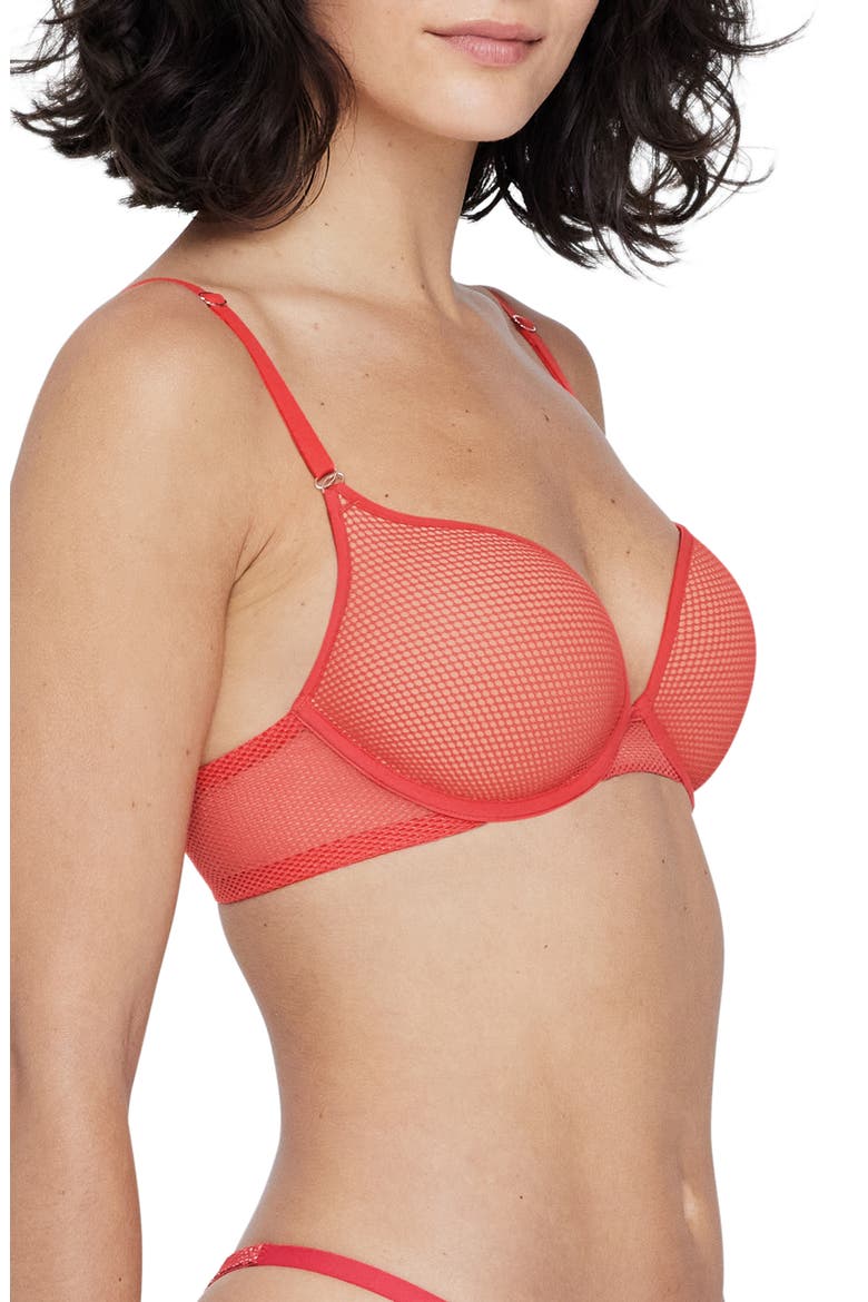Mischief Push-Up Bra, Alternate, color, WATERML/NY