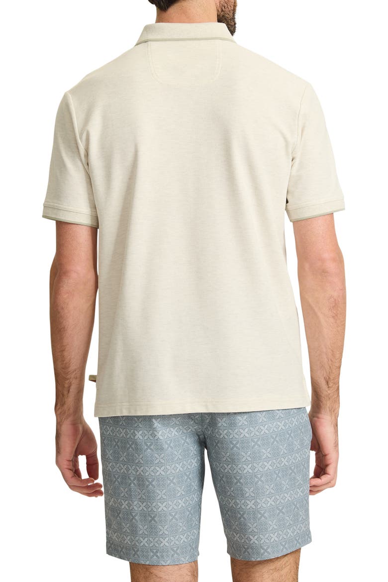 Emfielder Johnny Collar IslandZone® Polo, Alternate, color, ARCTIC WIND HEATHER