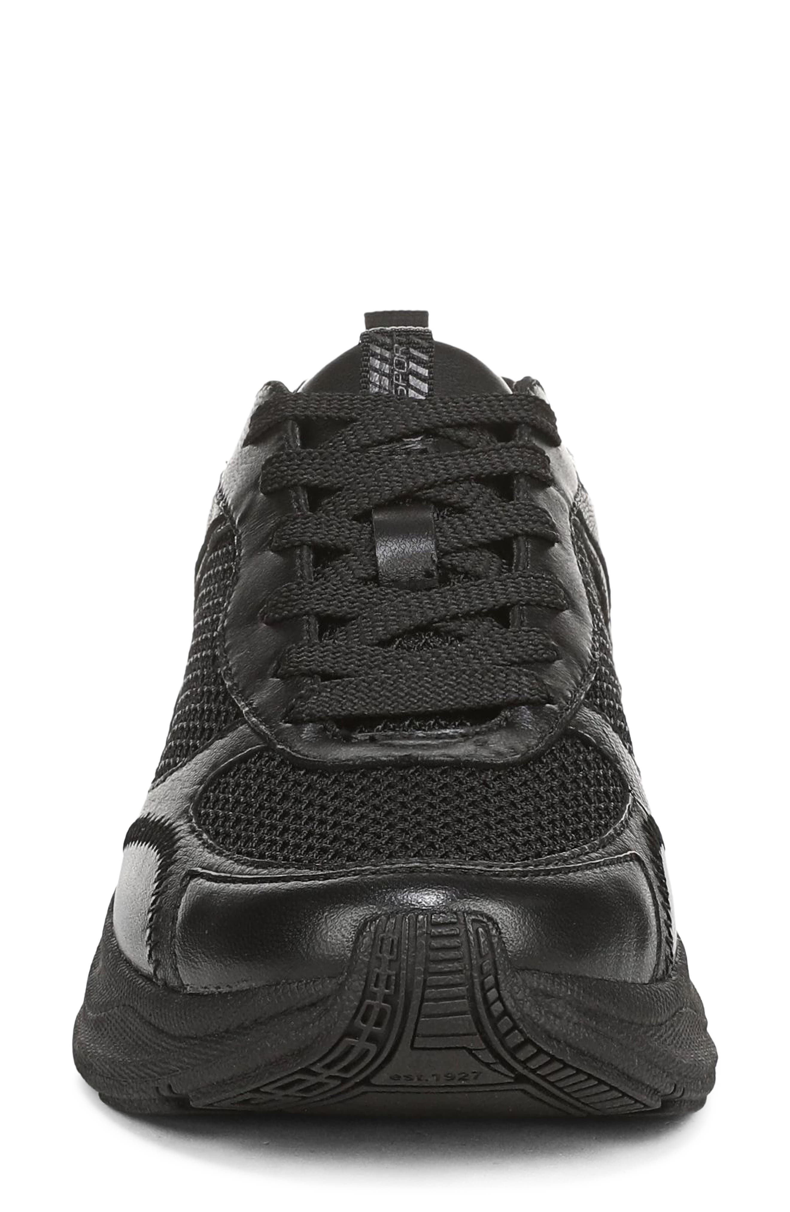 Naturalizer Zoie Sneaker, Alternate, color, Black / Black Bottom