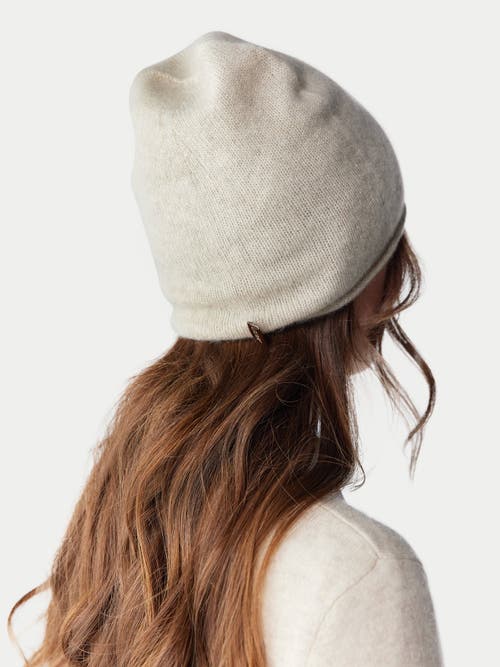 Gobi Mongolian Cashmere Cashmere Hat And Sweater Set In Birch