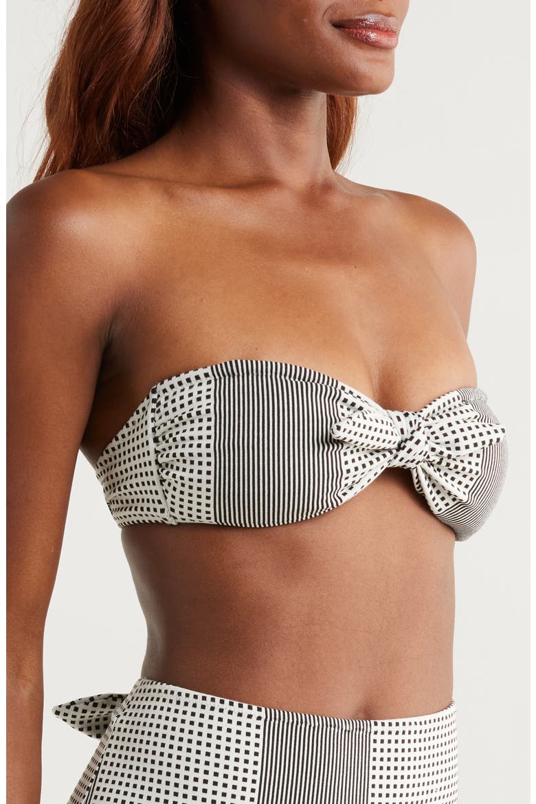 Ava Bandeau Bikini Top, Alternate, color, SEMIRA VANILLA