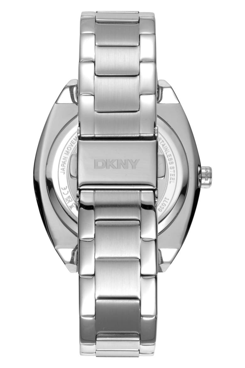 Logo Quartz Bracelet Watch, 38mm, Alternate, color, SILVER