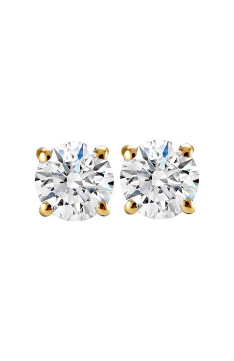 1 1/4Carat (ctw) Diamond Studs in 14k or Gold Lab Grown