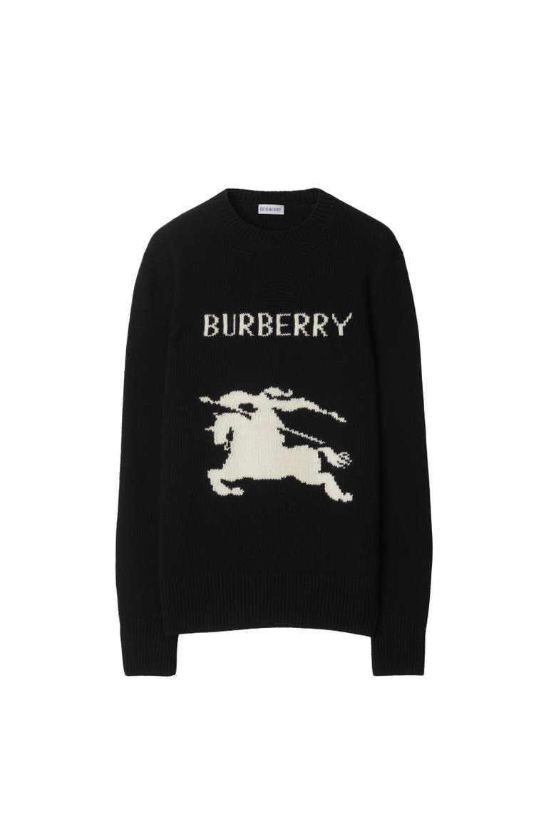 Knight Wool Cashmere Sweater, Alternate, color, Black