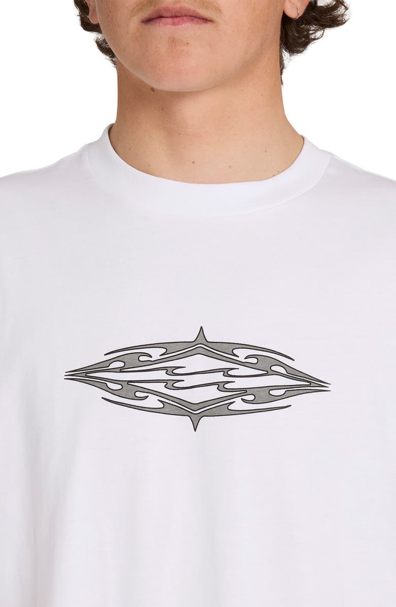 Billabong Diamond Logo Cotton Graphic T-Shirt, Alternate, color, White