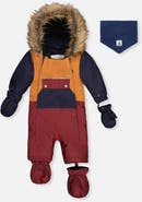 Deux par Deux Play Car Seat Fleece Neckwarmer One Piece Snowsuit