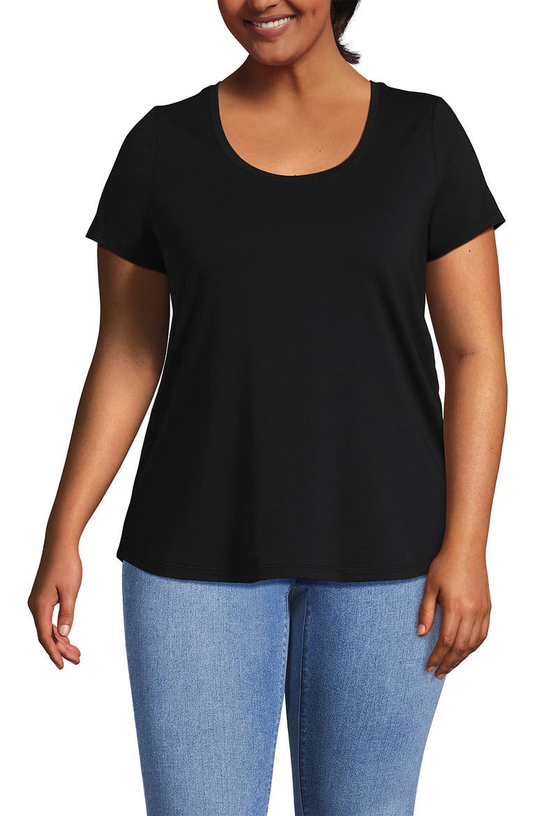 Lightweight Jersey T-shirt, Main, color, Black