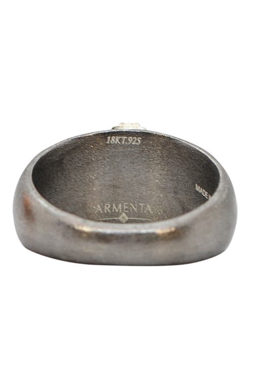 Armenta Old World Diamond Cross Ring