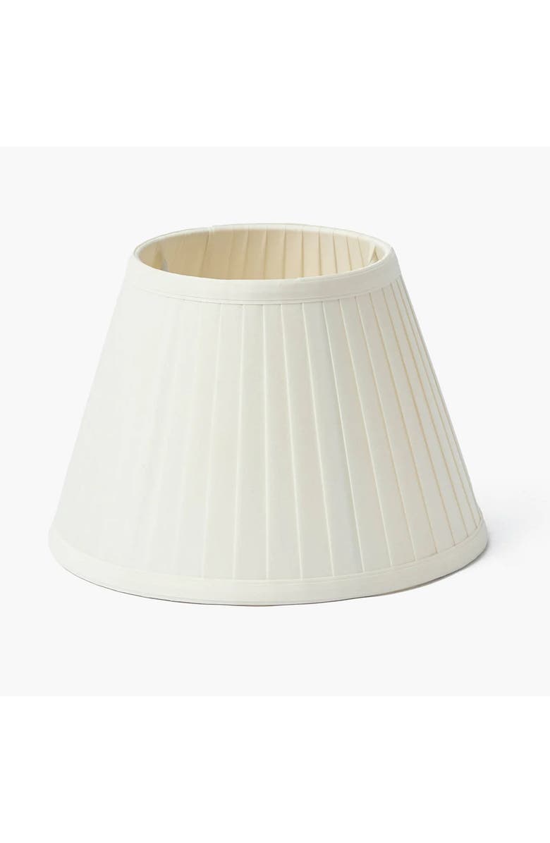 Mrs. Alice Pleated Lampshade, Main, color, Cream