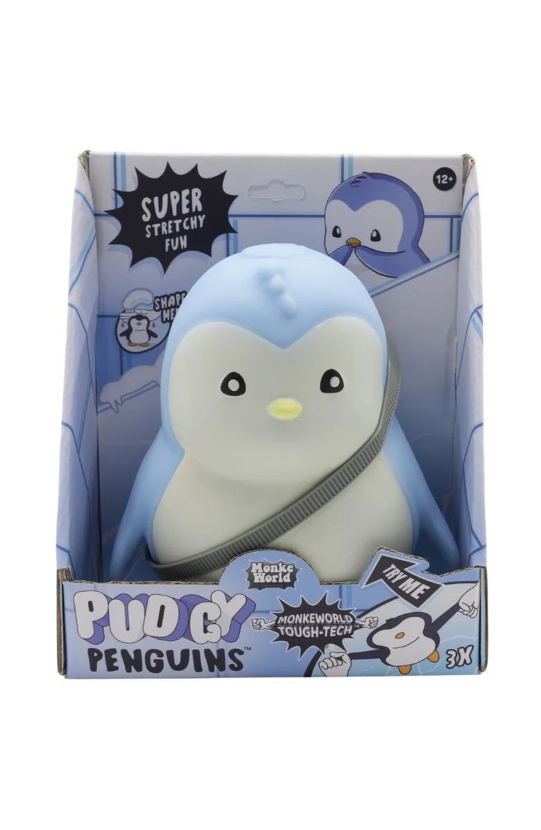 Pudgy Penguins Monkeworld Fidget Toy Blue Plush, Main, color, Blue