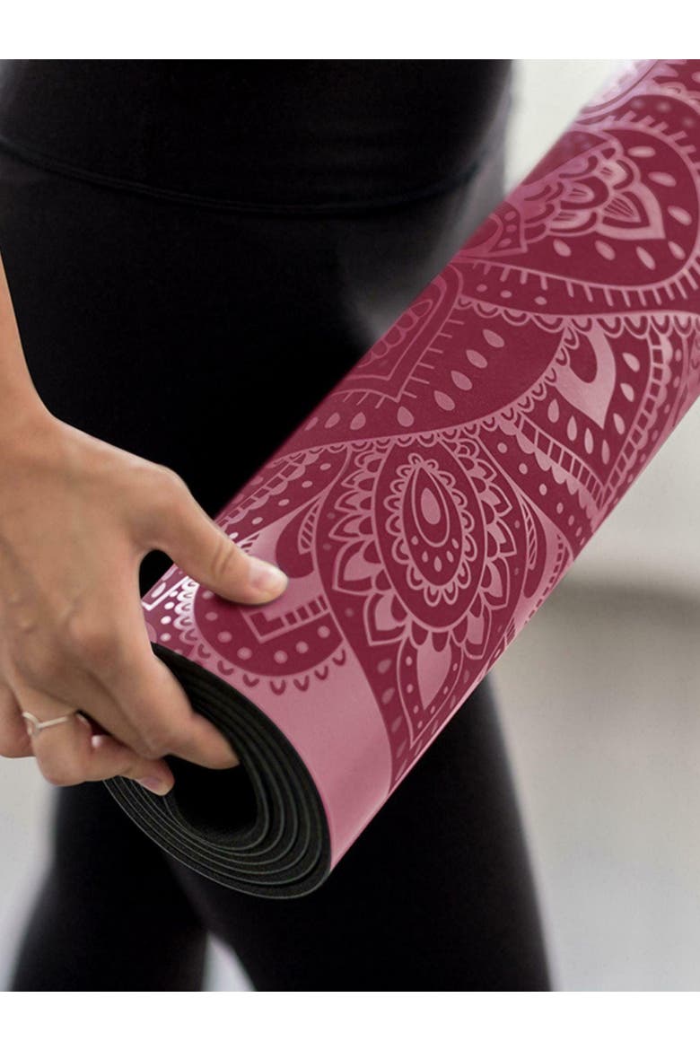 Infinity Yoga Mat, Alternate, color, Mandala Rose
