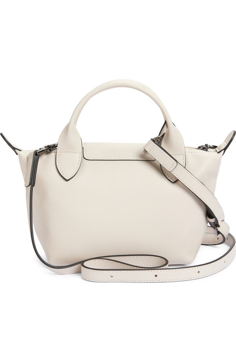 Longchamp Extra Small Le Pliage Xtra Leather Top Handle Bag, Alternate, color, Paper