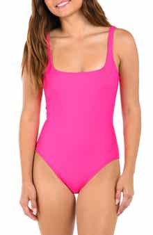 Citrus Solid One-Piece Swimsuit